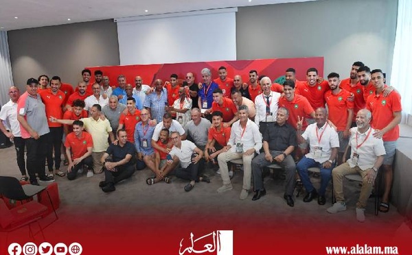 الجامعة الملكية المغربية لكرة القدم تقيم حفل استقبال على شرف لاعبين دوليين سابقين