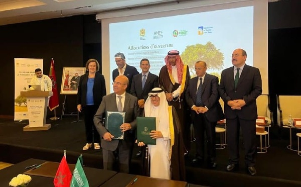 توقيع اتفاقية شراكة بين المغرب والسعودية في مجال الغابات