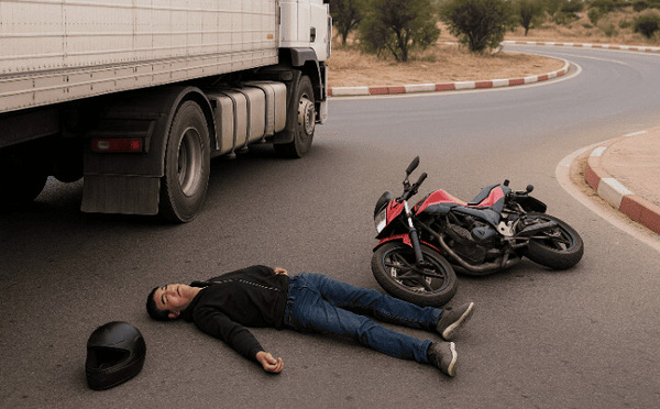 شاحنة تدهس شاباً وترديه قتيلاً بجماعة إنشادن