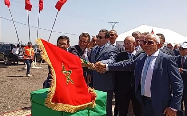 قيوح يشرف على إطلاق أشغال تهيئة المنطقة اللوجيستيكية أولاد صالح بإقليم النواصر