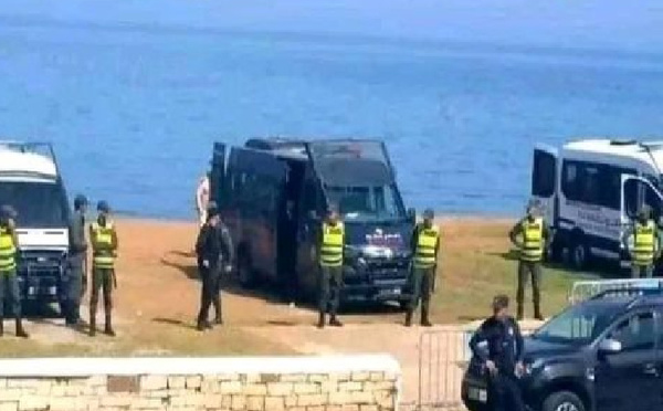 استنفار أمني استباقي  بمحيط سبتة  بسبب رواج انباء عن هجومات محتملة لمهاجرين سريين...