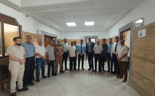 المحكمة الابتدائية بالحسيمة تكرم السيد خالد المنصوري بمناسبة انتقاله إلى محكمة الاستئناف