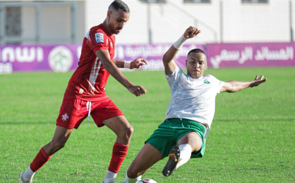 من مباراة المولودية واتحاد أبي الجعد
