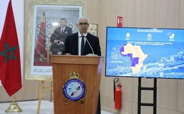 بركة: المغرب يعمل على تعزيز الوسائل المادية الخاصة بالأنشطة الهيدروغرافية والمحيطية والخرائطية