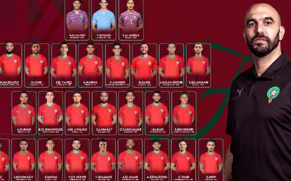 الركاكي يستعرض لائحة اللاعبين المدعوين لمباراتي موزمبيق وأوغندا في طنجة