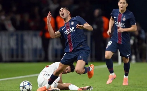 إصابة حكيمي تتحول إلى مفاجأة اقتصادية لباريس سان جيرمان