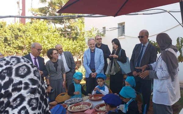 وفد كوري يزور مدرسة سيدي عبدالله الابتدائية الإيكولوجية بسلا