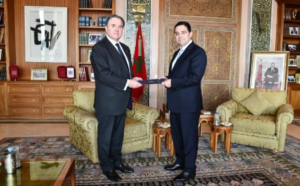 بوريطة يستقبل السفير الأمريكي الجديد في الرباط