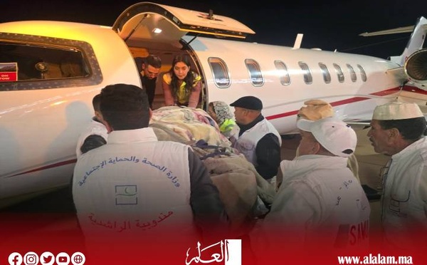 وزارة الصحة تؤمّن نقلاً طبياً مستعجلاً لمريض في وضعية حرجة من الراشيدية إلى CHU طنجة
