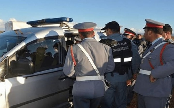 عناصر الدرك بمراكش تطيح بمتورطين في سرقة سائحتين وتخريب سيارات بتسلطانت