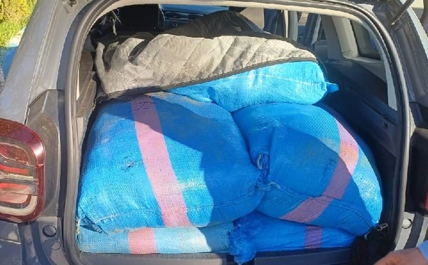 مطاردة هوليودية تنتهي بحجز سيارة محمّلة بنصف طن من المخدرات بسيدي علال التازي