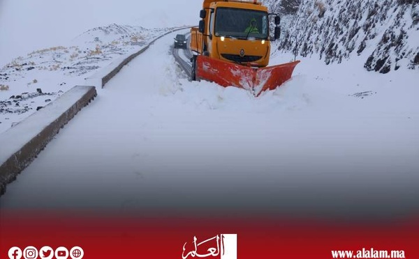 جهود متواصلة لمديرية التحهيز والماء لفك العزلة بالحزام الجبلي بأزيلال