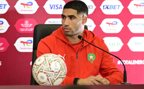 أشرف حكيمي يطمئن الجماهير المغربية بخصوص مشاركته في الـ"كان"