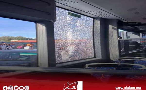 توقيف قاصر هشم زجاج حافلة للنقل الحضري بأكادير