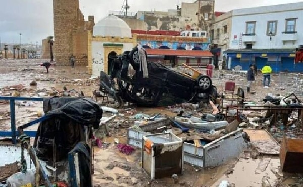 ارتفاع حصيلة ضحايا فيضانات اسفي إلى 40 واطلاق برنامج ملكي لاعادة التاهيل