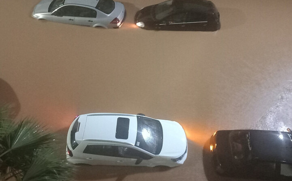 الأمطار تغرق حي سعيد حجي بسلا وتربك الساكنة