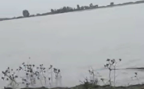 الأمطار تتسبب في قطع المقطع الطرقي بين سيدي علال التازي ودار الكداري