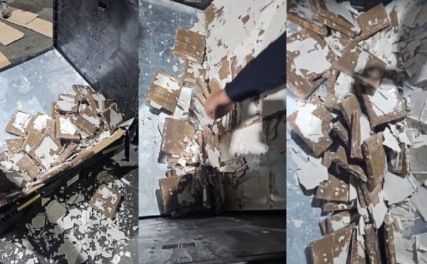 إحباط تهريب أزيد من طن من مخدر الشيرا بميناء طنجة المتوسط وتوقيف سائقين