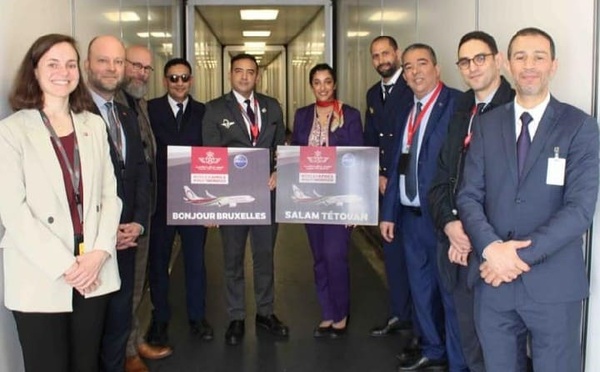 لارام تطلق خطًا جويًا جديدًا يربط بروكسل بتطوان