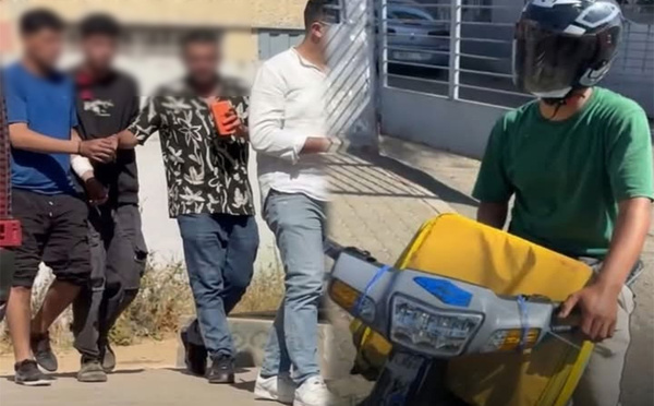 الشرطة القضائية بسيدي البرنوصي تطيح بمعتدين على شاب مكلف بالتوصيل