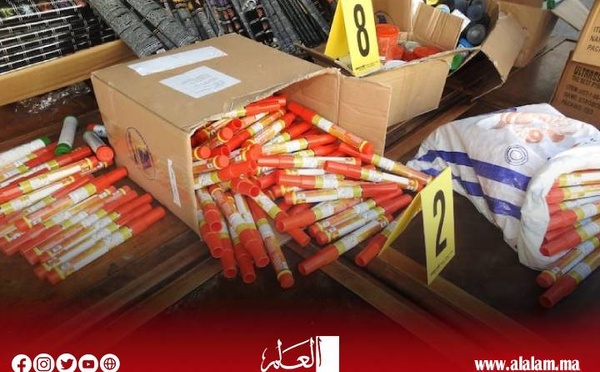 احتفالات عاشوراء.. أمن الدار البيضاء يوقف 126 شخصا ويحجز أكثر من 148 ألف مفرقعة وشهاب ناري محظور