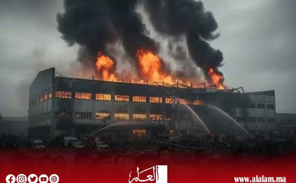 حريق هائل بمصنع للأحذية شرق الصين.. وعمليات الإنقاذ مستمرة للبحث عن المحاصرين