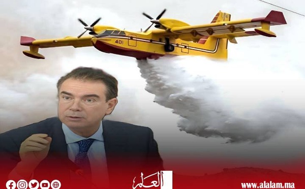 عامل إقليم أزيلال ينتقل إلى بؤرة الحريق بغابة أفوزار لتقييم الوضع وتنسيق عمليات الإطفاء