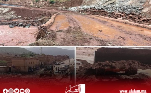 سيول جارفة تعزل دواوير بأزيلال.. استنفار ميداني لفتح الطرق وفك العزلة عن السكان