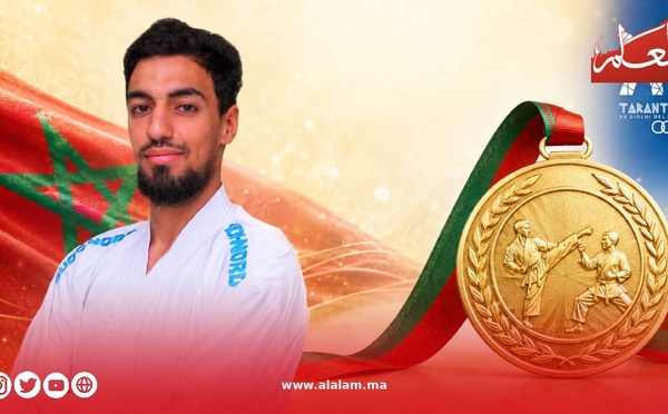 مهدي سريتي يهدي المغرب ذهبية الكراطي في تارانتو