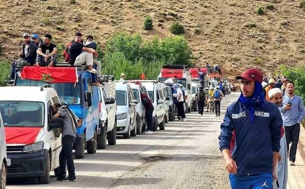 حقيقة فيديوهات الاحتجاجات بآيت بوكماز بإقليم أزيلال