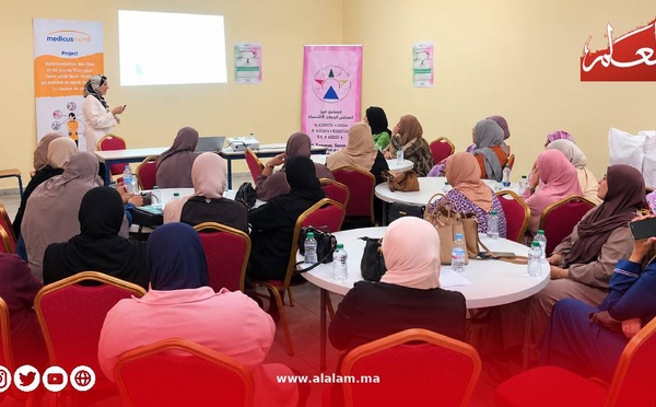 حملة تحسيسية للتوعية بسرطان الثدي وعنق الرحم وتعزيز ثقافة الكشف المبكر