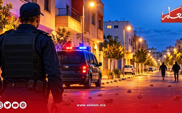 توقيف مشتبه فيه بعد رشق بالحجارة وضوضاء ليلية بسيدي سليمان