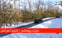 الثلوج تغطي ما أتت عليه النيران بغابة بوهاشم بإقليم العرائش