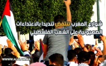 كباقي دول العالم.. شوارع المغرب تنتفض تنديدا بالاعتداءات الصهيونية على الشعب الفلسطيني