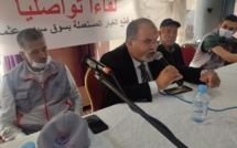 رئيس الاتحاد العام للمقاولات والمهن يقوم بزيارة ميدانية لسوق بيع قطاع الغيار المستعمل (لافيراي السالمية)