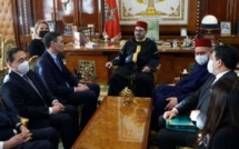 صاحب الجلالة يستقبل بيدرو سانشيز بالرباط