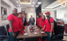 الوفد الإعلامي المغربي يحظى باستقبال من سفير المملكة بتونس 