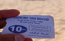 منتجع سيدي بوزيد تحت رحمة مستخلصي واجبات الوقوف