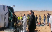 خريبكة.. مصرع 15 شخصا في حادث انقلاب حافلة للمسافرين