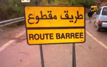 انقطاع مؤقت للطريق الرابط بين ميدلت والريش