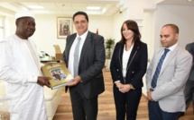 مورو يستقبل الوزير برونو ياپاني