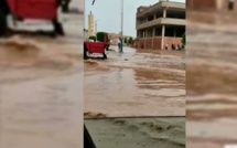أمطار الخير والبركة تغمر  شوارع وجدة