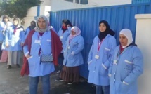 نساء امتهنّ التهريب المعيشي بباب سبتة المحتلة سابقا