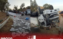 منعرج الموت بتارجيست يُسقط شاحنة محملة بالملح ويصيب ثلاثة بجروح