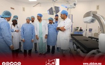وزير الصحة يقوم بزيارة لمرافق المركز الاستشفائي الإقليمي لتنغير