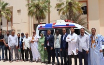 تسليم سيارة إسعاف ثالثة لقرية الصيد لبويرة بجهة الداخلة وادي الذهب