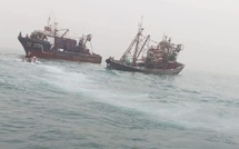 غرق مركب الصيد "أبو الهناء" بسواحل الداخلة وإنقاذ كامل طاقمه