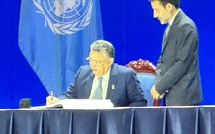 وهبي يوقع على المعاهدة الدولية للأمم المتحدة لمكافحة الجرائم الإلكترونية