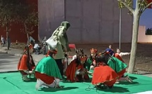 شباب مرتيل يحتفون بالمسيرة الخضراء في نشاط وطني متميز