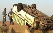 تارودانت.. إصابة 17 عاملاً زراعياً في انقلاب سيارة "بيكوب" بأولوز